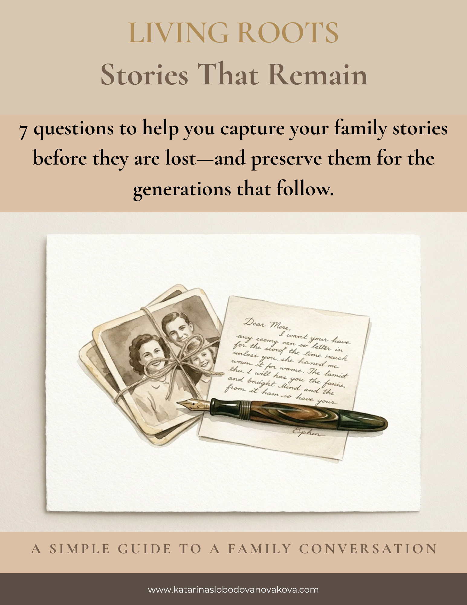 Cover of the Living Roots family stories conversation guide