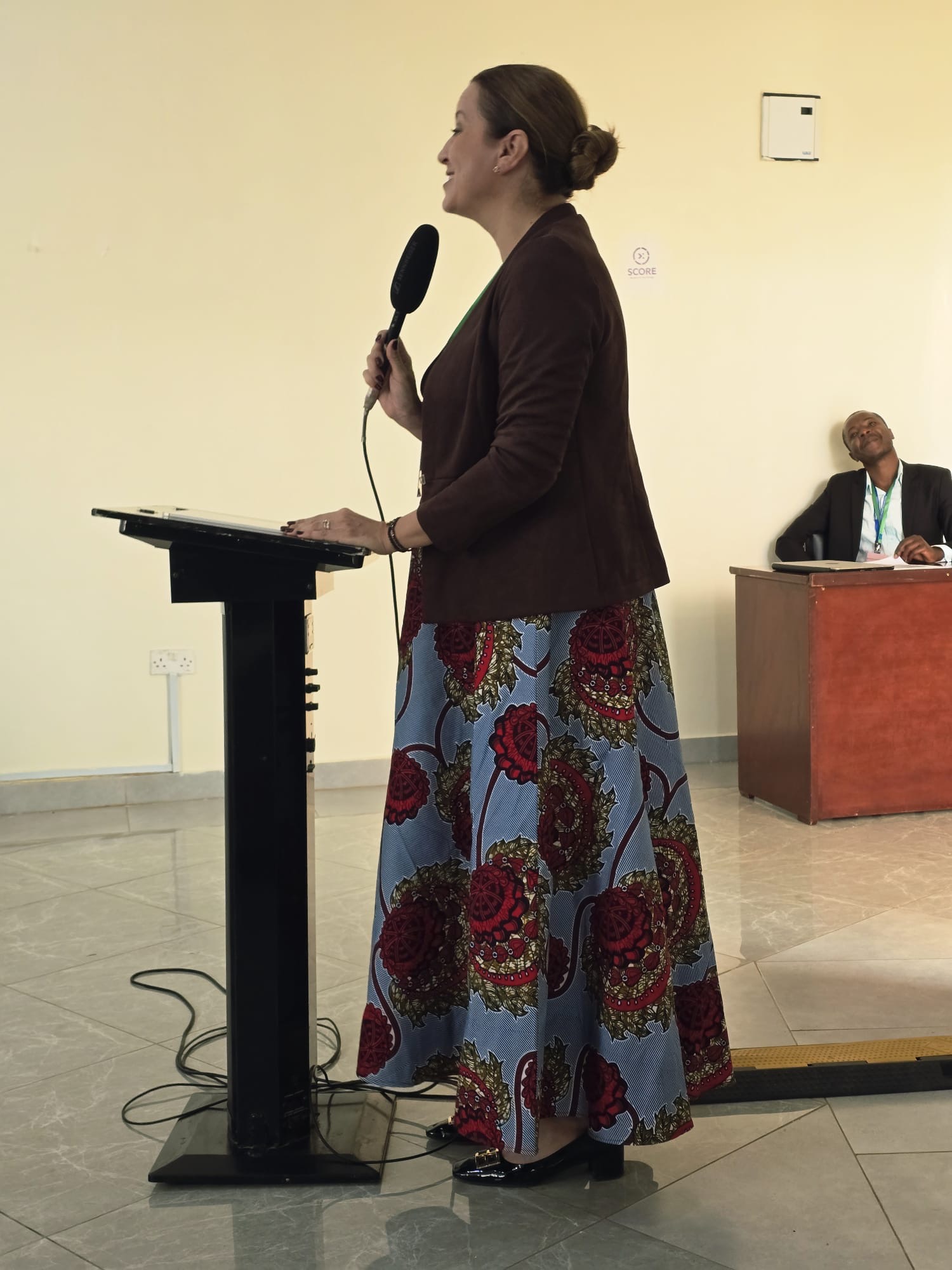 Katarína Slobodová Nováková speaking at the GEP international conference in Kenya